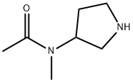 3-(N-ACETYL-N-METHYLAMINO)PYRROLIDINE Structural