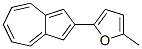 Furan, 2-(2-azulenyl)-5-methyl- (9CI) Structural