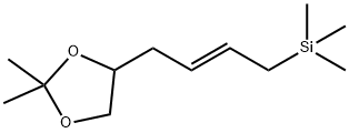 Silane, [(2E)-4-(2,2-dimethyl-1,3-dioxolan-4-yl)-2-butenyl]trimethyl- (9CI) Structural