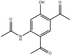 N1-(2,4-DIACETYL-5-HYDROXYPHENYL)ACETAMIDE Structural