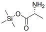 D-Alanine, trimethylsilyl ester (9CI) Structural