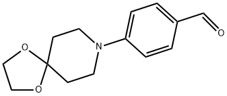 4-(1,4-DIOXA-8-AZASPIRO[4.5]DEC-8-YL)BENZENECARBALDEHYDE Structural