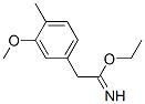Benzeneethanimidic acid, 3-methoxy-4-methyl-, ethyl ester (9CI) Structural