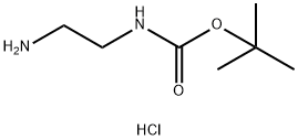 N-BOC-ETHYLENEDIAMINE HYDROCHLORIDE Structural