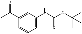 (3-ACETYL-PHENYL)-CARBAMIC ACID TERT-BUTYL ESTER Structural