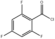 2,4,6-TRIFLUOROBENZOYL CHLORIDE Structural