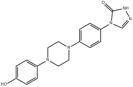 2,4-Dihydro-4-[4-[4-(4-hydroxyphenyl)-1-piperazinyl]phenyl]- Structural