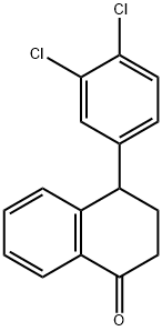 4-(3,4-Dichlorophenyl)-1-tetralone Structural Picture