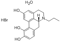 R(-)-2,10,11-TRIHYDROXY-N-PROPYL-NORAPORPHINE HYDROBROMIDE HYDRATE