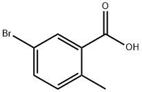 5-Bromo-2-methylbenzoic acid Structural