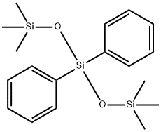 3,3-DIPHENYLHEXAMETHYLTRISILOXANE Structural