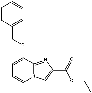 8-BENZYLOXY-IMIDAZO[1,2-A]PYRIDINE-2-CARBOXYLIC ACID ETHYL ESTER Structural