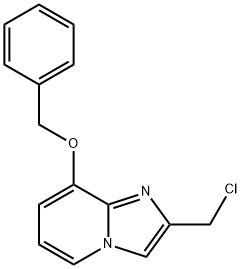 8-BENZYLOXY-2-CHLOROMETHYL-IMIDAZO[1,2-A]PYRIDINE Structural