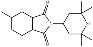 hexahydro-4-methyl-N-(2,2,6,6-tetramethyl-4-piperidyl)phthalimide Structural
