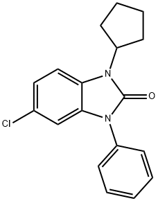 1-Cyclopentyl-3-phenyl-5-chloro-benzimidazolin-2-one