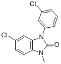 1,3-Dihydro-5-chloro-3-(3-chlorophenyl)-1-methyl-2H-benzimidazol-2-one