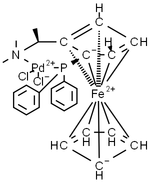 Dichloro[(S)-N,N-dimethyl-1-[(R)-2-(diphenylphosphino)ferrocenyl]ethylamine]palladium(II)