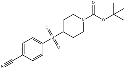 4-(4-CYANO-BENZENESULFONYL)-PIPERIDINE-1-CARBOXYLIC ACID TERT-BUTYL ESTER