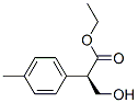 Benzeneacetic acid, alpha-(hydroxymethyl)-4-methyl-, ethyl ester, (alphaR)- (9CI) Structural