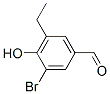 Benzaldehyde, 3-bromo-5-ethyl-4-hydroxy- (9CI) Structural