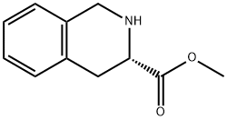 (S)-1,2,3,4-TETRAHYDRO-ISOQUINOLINE-3-CARBOXYLIC ACID METHYL ESTER Structural