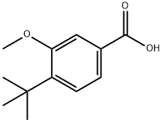 4-tert-Butyl-3-methoxybenzoic acid Structural