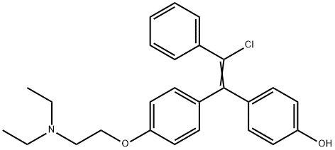 4-hydroxyclomiphene Structural