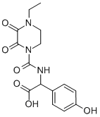 {[(4-Ethyl-2,3-Dioxo-1-Piperazinyl) Carbonyl]Amino}-4-Hydroxy-Benzene Acetic Acid Structural