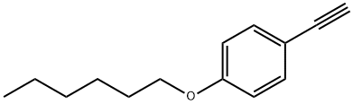 1-ETH-1-YNYL-4-(HEXYLOXY)BENZENE Structural