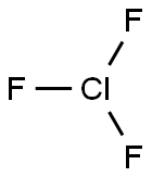 Chlorine trifluoride Structural