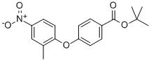 TERT-BUTYL 4-(2-METHYL-4-NITROPHENOXY)BENZOATE Structural