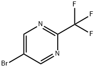 5-bromo-2-(trifluoromethyl)pyrimidine Structural