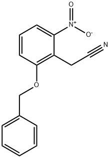 2-BENZYLOXY-6-NITROMETHYLCYANOBENZENE Structural