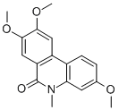 6(5H)-PHENANTHRIDINONE, 3,8,9-TRIMETHOXY-5-METHYL-