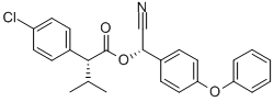 BENZENEACETIC ACID, 4-CHLORO-A-(1-METHYLETHYL)-, CYANO(4-PHENOXYPHENYL)METHYL ESTER, (R*,S*)- Structural