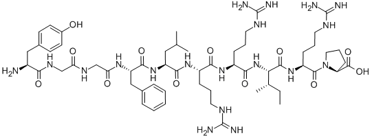 H-TYR-GLY-GLY-PHE-LEU-ARG-ARG-ILE-ARG-PRO-OH Structural