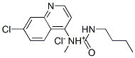 butylcarbamoylmethyl-(7-chloroquinolin-4-yl)azanium chloride Structural