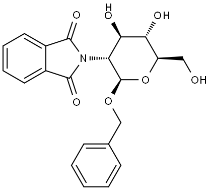 Benzyl 2-Deoxy-2-phthalimido--D-glucopyranoside Structural