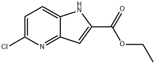 ethyl 5-chloro-1H-pyrrolo[3,2-b]pyridine-2-carboxylate Structural