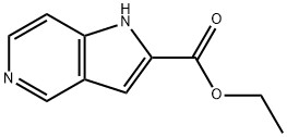 1H-PYRROLO[3,2-C]PYRIDINE-2-CARBOXYLIC ACID ETHYL ESTER Structural