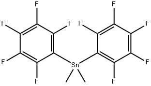 DIMETHYLBIS(PENTAFLUOROPHENYL)TIN Structural