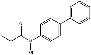 N-Hydroxy-N-propionyl-4-aminobiphenyl Structural