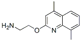 Quinoline, 2-(2-aminoethoxy)-4,8-dimethyl- (8CI) Structural