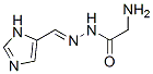 Glycine,  (imidazol-4-ylmethylene)hydrazide  (8CI) Structural