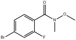 4-BROMO-2-FLUORO-N-METHOXY-N-METHYLBENZAMIDE