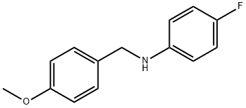 4-Fluoro-N-(4-methoxybenzyl)aniline Structural