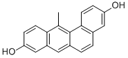 12-Methylbenz(a)anthracene-3,9-diol Structural