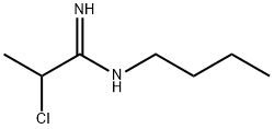 Propionamidine,  N-butyl-2-chloro-  (8CI) Structural