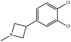 Azetidine, 3-(3,4-dichlorophenyl)-1-methyl- (8CI) Structural