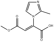 Fumaric acid, (2-methylimidazol-1-yl)-, 4-methyl ester (8CI) Structural
